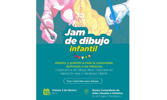 Florencio Varela - Nuevo Jam de dibujo infantil en el Museo